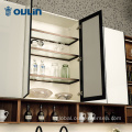 Glass Kitchen Cabinet Modern minimalist style high quality home kitchen cabinet Manufactory